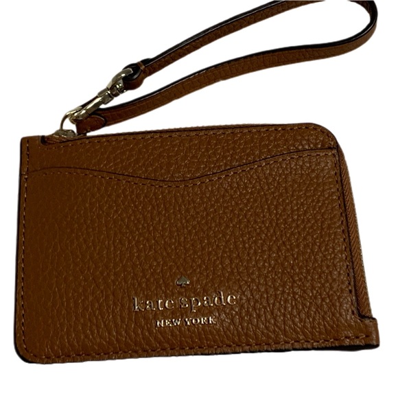 kate spade Handbags - KATE SPADE Leather Leila Small ID Card Holder Wristlet Wallet NWT